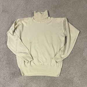 Lemon yellow Turtleneck Sweater